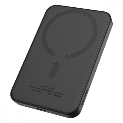 Портативна Батарея Baseus Magnetic Mini 20W 5000mAh black