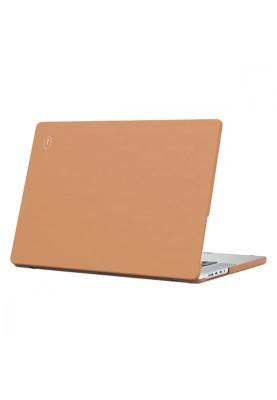 Накладка WIWU Leather Shield MacBook Pro 14,2" (A2442) brown