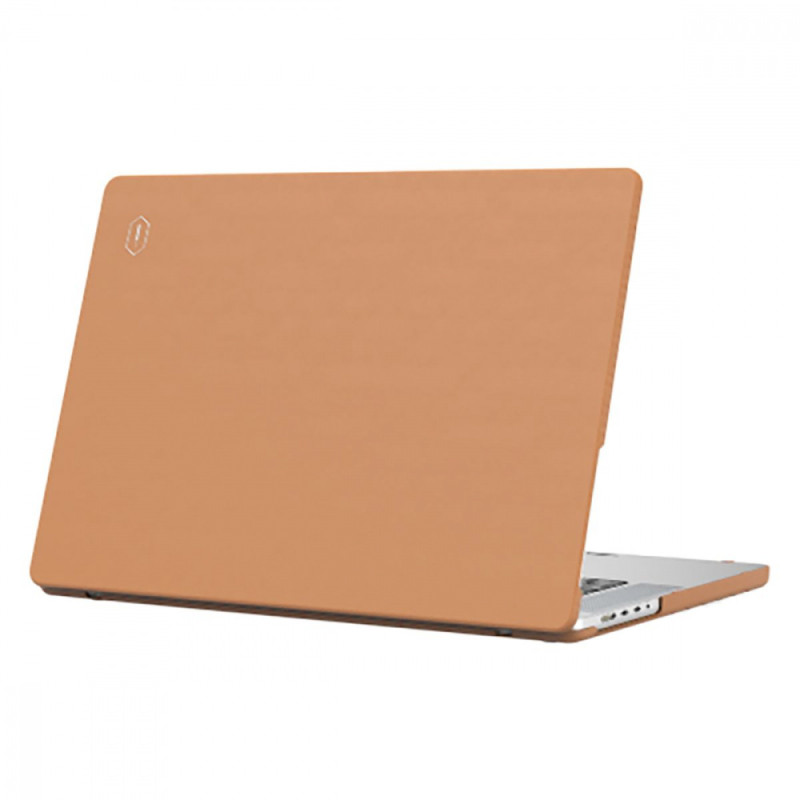 Накладка WIWU Leather Shield MacBook Pro 14,2" (A2442) brown