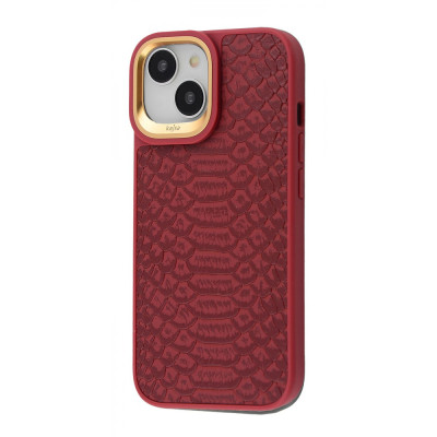 Чохол Kajsa Snake Pattern iPhone 15 black