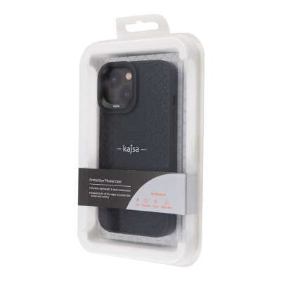 Чохол Kajsa Snake Pattern iPhone 15 black
