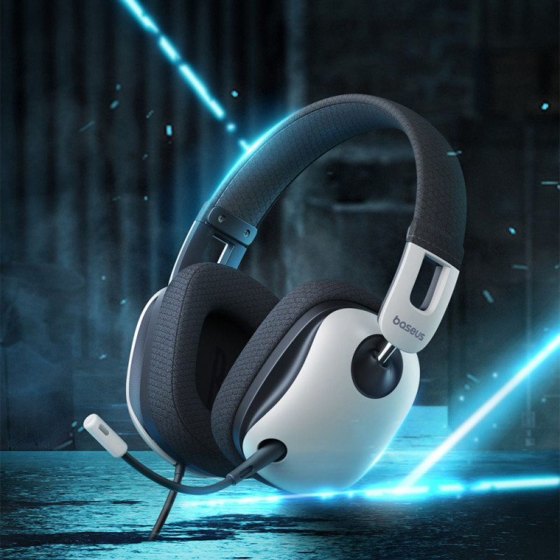 Дротові навушники Baseus GoPlay 1 Max Gaming white