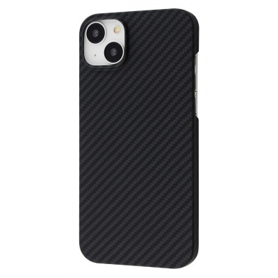 Чохол WAVE Premium Carbon Slim with Magnetic Ring iPhone 14 Plus/15 Plus black