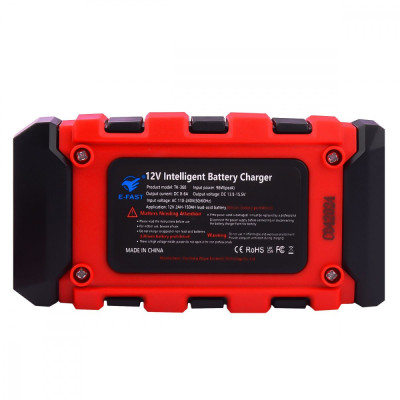 Зарядний пристрій E-Fast TK360 12V/6A CS red