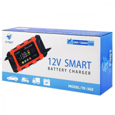 Зарядний пристрій E-Fast TK360 12V/6A CS red