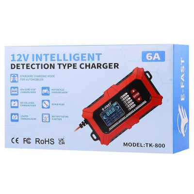 Зарядний пристрій E-Fast TK800 CS red