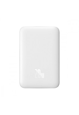 Портативна Батарея Baseus Magnetic Mini Air 20W 10000mAh white