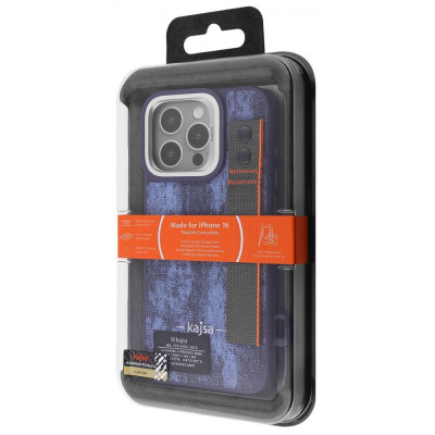Чохол Kajsa Outdoor Collection Tie Dye with Magnetic Ring iPhone 16 blue Чохол Kajsa Outdoor Collection Tie Dye with Magnetic Ring iPhone 16 blue