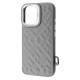 Чохол Kajsa Rhombus Collection with Magnetic Ring iPhone 16 gray