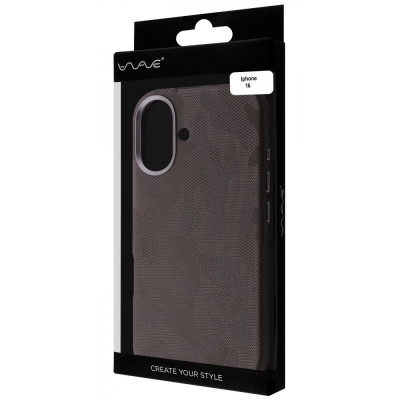 Чохол WAVE Khaki Case with Magnetic Ring iPhone 16 black Чохол WAVE Khaki Case with Magnetic Ring iPhone 16 black