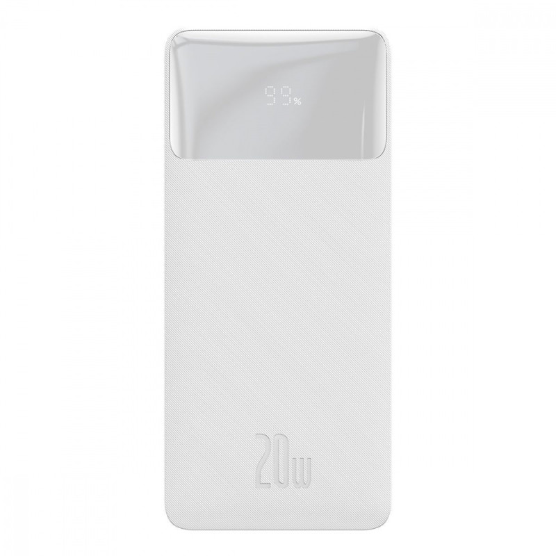 Портативна Батарея Baseus Bipow Overseas 20W 10000mAh white