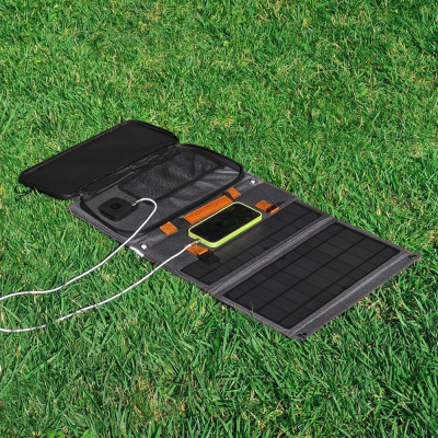 Портативна Сонячна Зарядна Станція Choetech 36W black