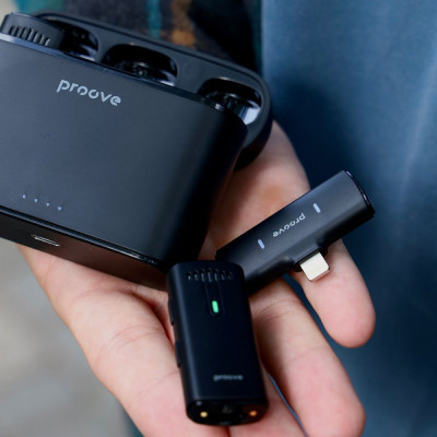 Бездротовий петличний мікрофон Proove Demo Lightning black