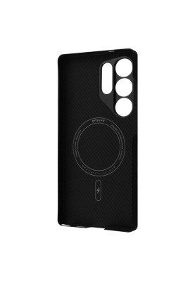 Чохол Proove Carbon Slim with Magnetic Ring Samsung Galaxy S25 Ultra black