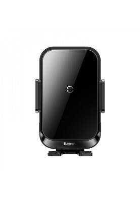 Автомобільний тримач з Бездротовим ЗП Baseus Halo Electric 15W black