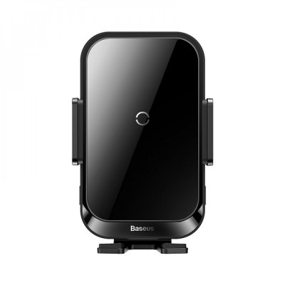 Автомобільний тримач з Бездротовим ЗП Baseus Halo Electric 15W black