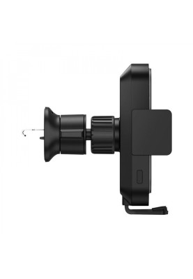 Автомобільний тримач з Бездротовим ЗП Baseus Halo Electric 15W black