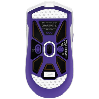 Бездротова ігрова миша Proove Gaming Rate Special Edition white/purple
