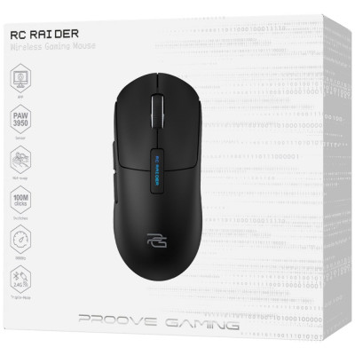 Бездротова ігрова миша Proove Gaming RC Raider 8K black