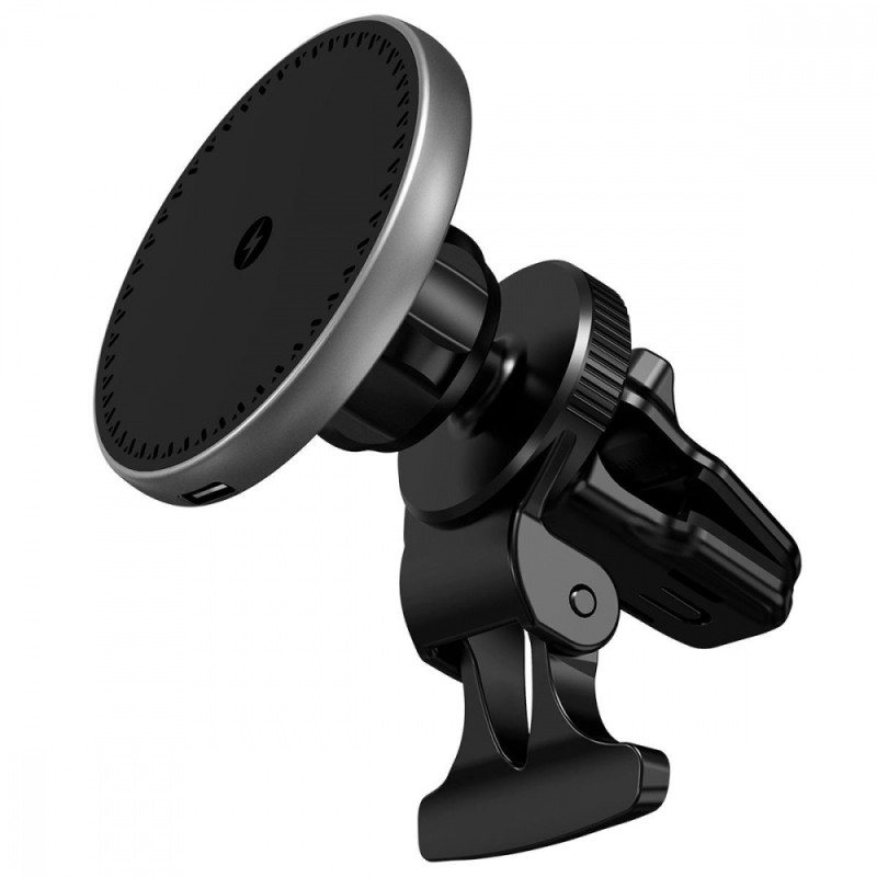 Автомобільний тримач з Бездротовим ЗП Proove UFO 15W black