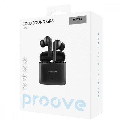 Бездротові навушники Proove Cold Sound GR8 TWS black