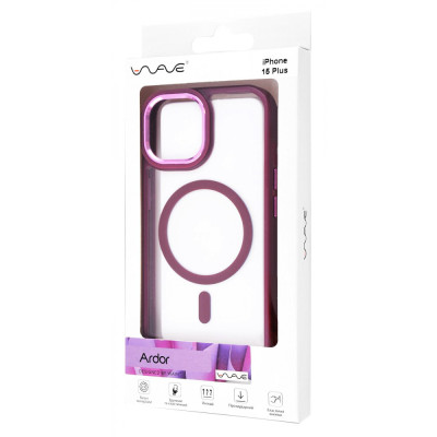 Чохол WAVE Ardor Case with Magnetic Ring iPhone 15 Plus bordo