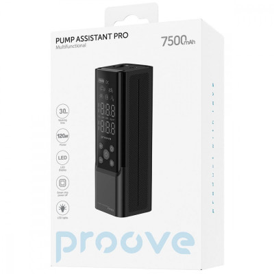 Автомобільний насос Proove Pump Assistant Pro 120W 7500mAh black
