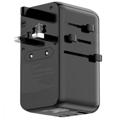 Універсальний адаптер Proove Trip 85W black