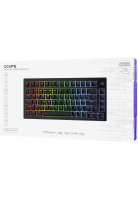 Бездротова клавіатура Proove Gaming Coupe (Ukraine Layout) black