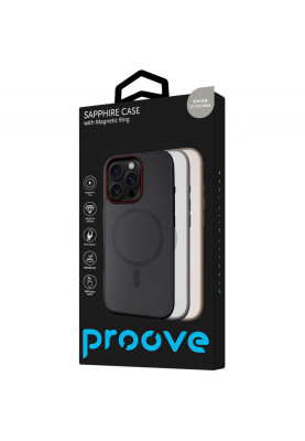 Чохол Proove Sapphire Case with Magnetic Ring iPhone 16 Pro Max natural titanium