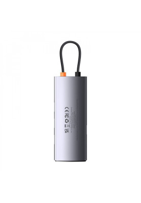 USB-Хаб Baseus Metal Gleam Series 4-in-1 (4xUSB3.0) gray