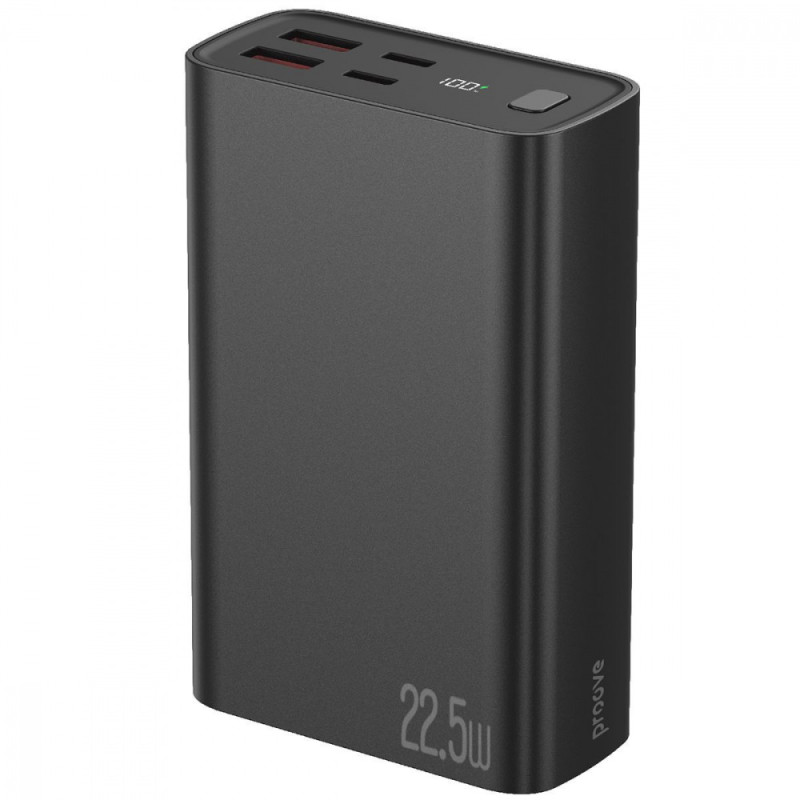 Портативна Батарея Proove Hyper Flux Plus 22.5W 20000mAh black