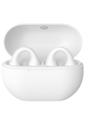 Бездротові навушники Baseus Bass 15 Clip Open-Ear TWS white