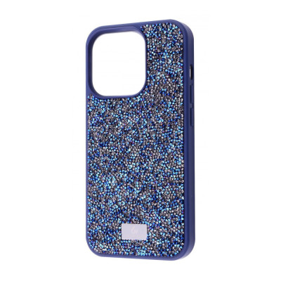Чохол Bling World Rock Diamond (TPU) iPhone 14 Pro black titanium