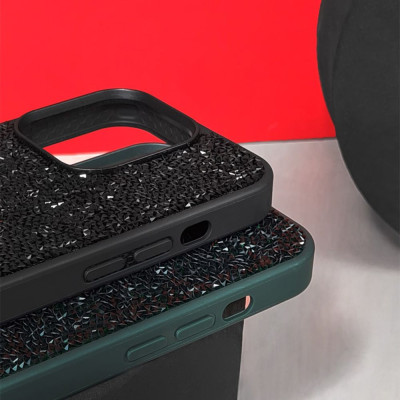Чохол Bling World Rock Diamond (TPU) iPhone 14 Pro black titanium