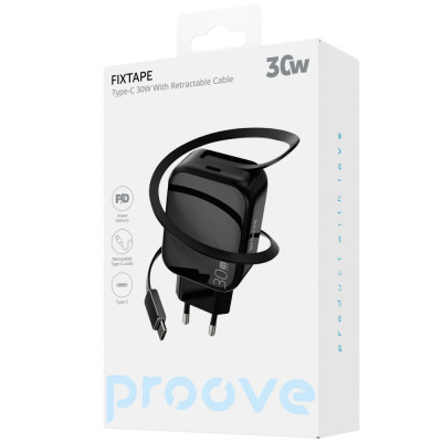 МЗП Proove Fixtape GaN Type-C 30W white