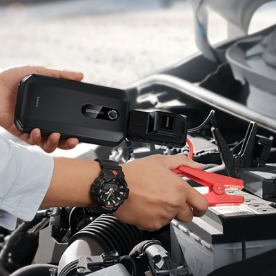 Пусковий Пристрій Baseus Super Energy Air Car Jump Starter 10000mAh black Пусковий Пристрій Baseus Super Energy Air Car Jump Starter 10000mAh black