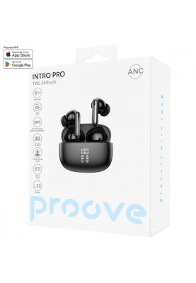 Бездротові навушники Proove Intro Pro TWS with ANC (APP) black
