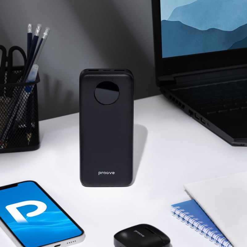 Портативна Батарея Proove Illuminator SE 22.5W 20000mAh black