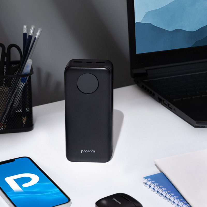Портативна Батарея Proove Illuminator SE 22.5W 30000mAh black