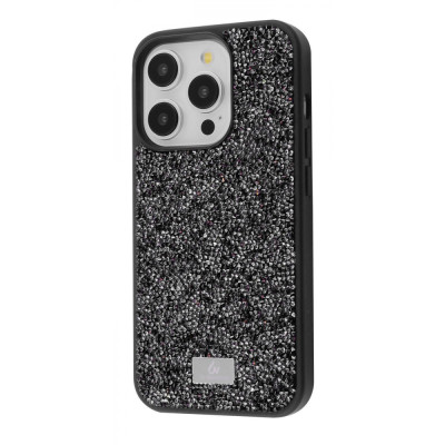Чохол Bling World Rock Diamond (TPU) iPhone 15 Pro Max blue titanium