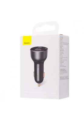 АЗП Baseus Superme Digital Display PPS USB + Type-C 100W black