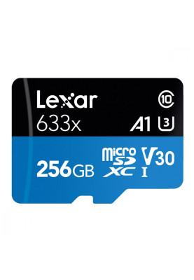 Накопичувач Micro SDXC Card LEXAR 633x (Class 10 UHS-I U3) 256GB