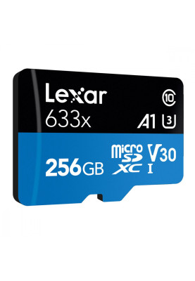 Накопичувач Micro SDXC Card LEXAR 633x (Class 10 UHS-I U3) 256GB