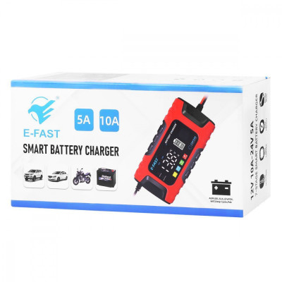 Зарядний пристрій E-Fast TK600 12V10A 24V/5A CS yellow