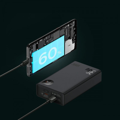 Портативна Батарея Baseus Adaman2 VOOC Edition 30W 20000mAh* black