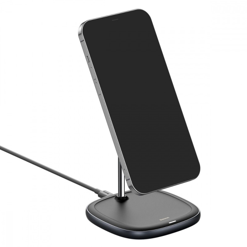 Бездротовий ЗП Baseus Swan Magnetic 15W black