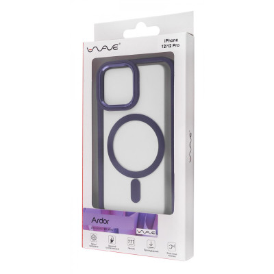 Чохол WAVE Ardor Case with Magnetic Ring iPhone 12/12 Pro light purple Чохол WAVE Ardor Case with Magnetic Ring iPhone 12/12 Pro light purple