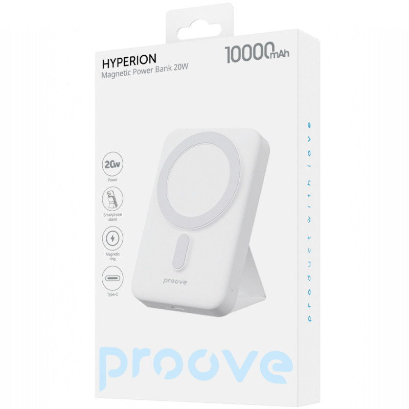 Портативна Батарея Proove Hyperion 20W 10000mAh 2025 white