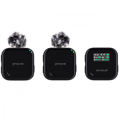 Бездротовий петличний мікрофон Proove Studio black